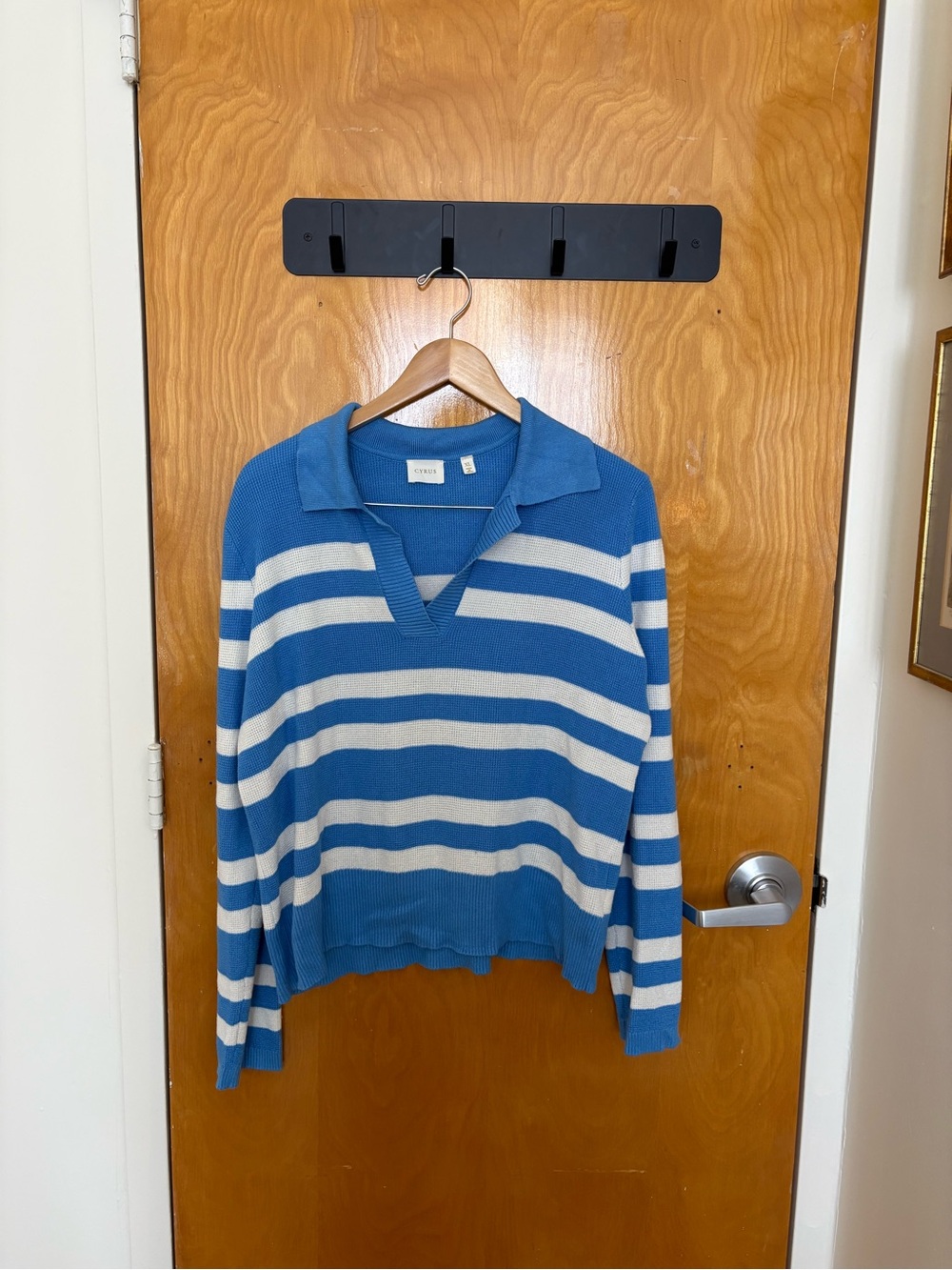 Cyrus blue stripe sweater
